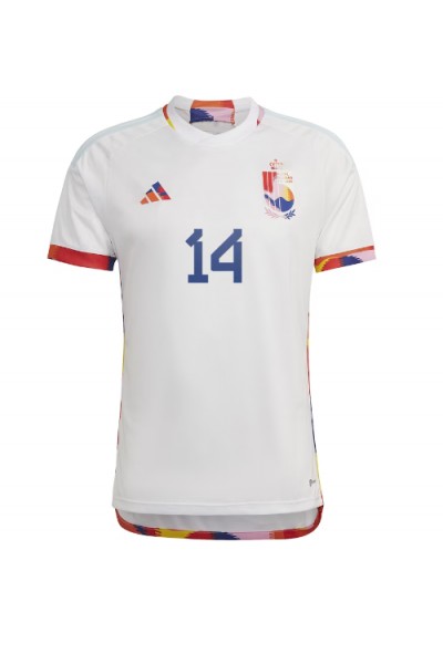 Fotbalové Dres Belgie Dries Mertens #14 Venkovní Oblečení MS 2022 Krátký Rukáv